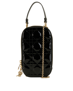 Call'In Dior Phone Holder, Patent, Black, 50MA0291, DB/S, 3*